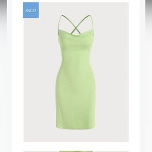 The Backless Criss Cross Mini Dress